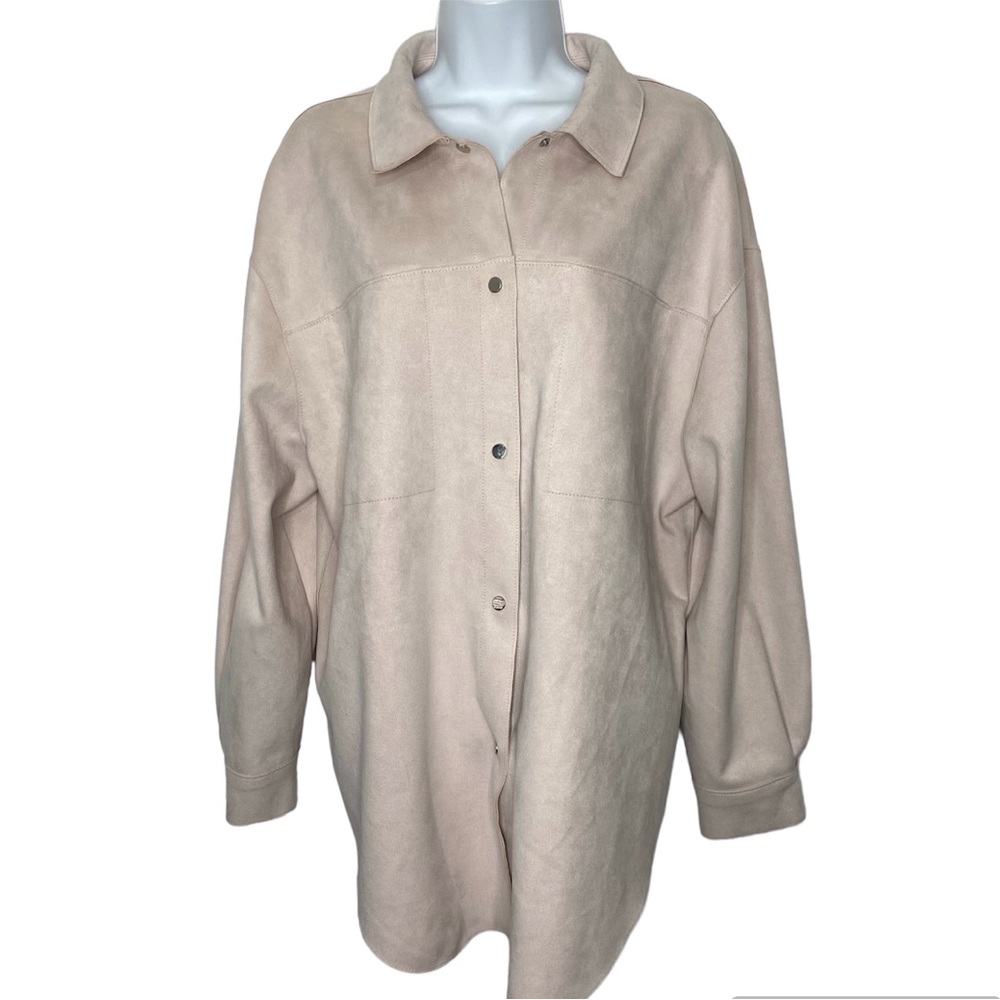 Truth By Republic Faux Leather Shirt